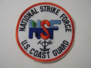 USCG PATCH - U.S. COAST GUARD NATIONAL STRIKE FORCE (NSF) FULL COLOR:KY23-1 - Picture 1 of 1