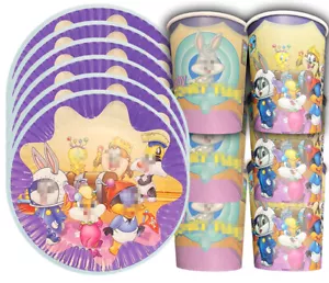 Looney tunes tazza piatto bambino forniture per compleanno favori decorazione centrotavola - Foto 1 di 12