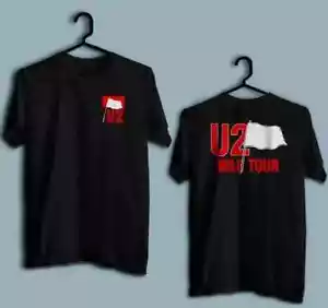 T-shirt nera unisex The U2 War Tour Music Band - Foto 1 di 3
