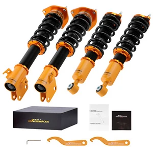 24x Amortiguador Ajustable Suspensión Roscada para Subaru Legacy III BE SUJETADOR 3.0 H6 - Imagen 1 de 12