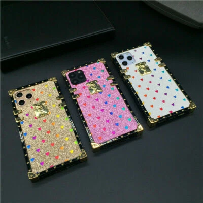 Love Glitter Cover Case For Huawei Mate 60 Nova 13 P60 Honor 90 70 60 50 200 300 - Image 1 of 4