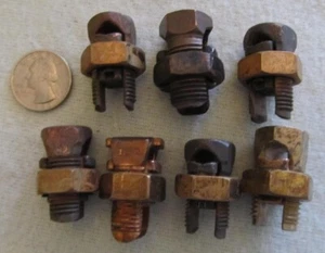 Geteilte Bolzen Drahtverbinder - gebraucht - verschiedene Größen & Mengen - Bild 1 von 26