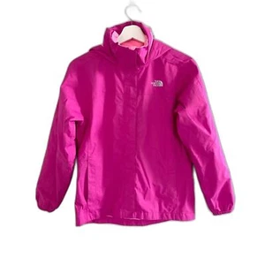 The North Face Girls Hooded HyVent Pink Jacket XL Full Zip - Picture 1 of 7