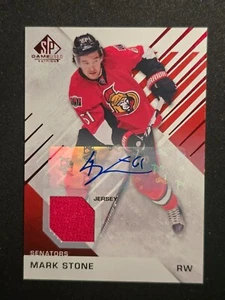 2016-17 SP Game Used Jersey Auto #5 Mark Stone Ottawa Senators - Picture 1 of 1