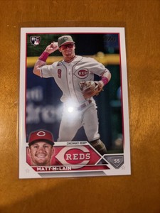 2023 Topps Update Series Base # US199 Matt McLain - Cincinnati Reds RC