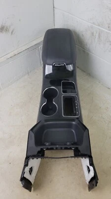 14-15 KIA SORENTO OEM BLACK LEATHER CENTER ARMREST SHIFTER CUPHOLDER CONSOLE - Image 1 of 4