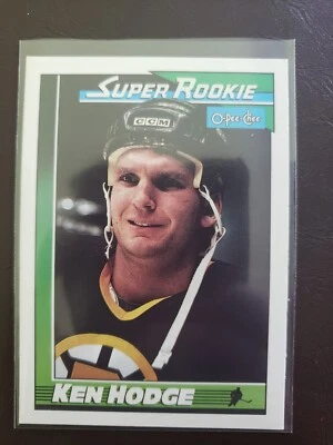 1991-92 Ken Hodge Super Rookie O-Pee-Chee Hockey Boston Bruins - Image 1 of 2