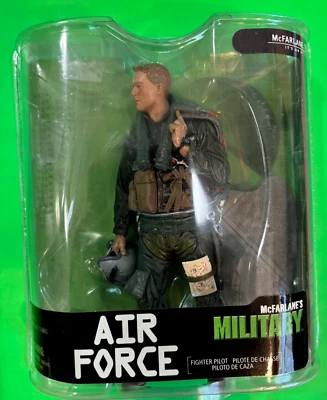 McFarlane's Military Air Force 2008 piloto de combate serie 7 estuche nuevo en paquete Foto 1 de 3