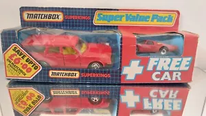 Matchbox Superkings Super Value Pack Volvo Estate Super GT Near Mint in Box - Imagen 1 de 10