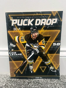 Pittsburgh Penguins PUCK DROP Magazine Game Program Kris Letang Oct 2021 - Picture 1 of 1