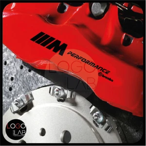 KIT 2 ADESIVI BMW M PERFORMANCE BREMBO per pinze freno maggiorate 1M M2 M3 M4 M5 - Bild 1 von 2