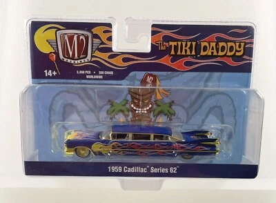 1/64th M2 Machines  1959 Tikki Daddy 1959 Cadillac Series 62 Stretch Rod CHASE - Image 1 of 3