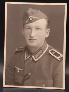 Porträt Foto Bild Soldat Grenadier Infanterie-Regiment 522 Wehrmacht Uniform - Bild 1 von 5
