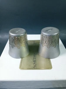 Soviet Ski Collection Silver Vodka Shot Cups Thimbles IOB - Picture 1 of 10