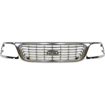 For 1999-2003 F-150 Grille Assembly Chrome Plastic FO1200420 1L3Z8200 - Image 1 of 4