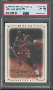 Michael Jordan 2009 Upper Deck Masterpieces #MA-MJ PSA 8 Chicago Bulls - Imagen 1 de 2