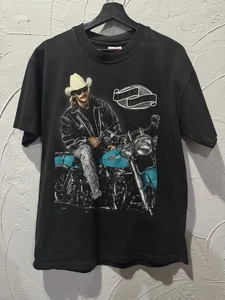 Vintage RARE Harley Alan Jackson Concert Tour T-Shirt Single Stitched Size Large - Bild 1 von 4