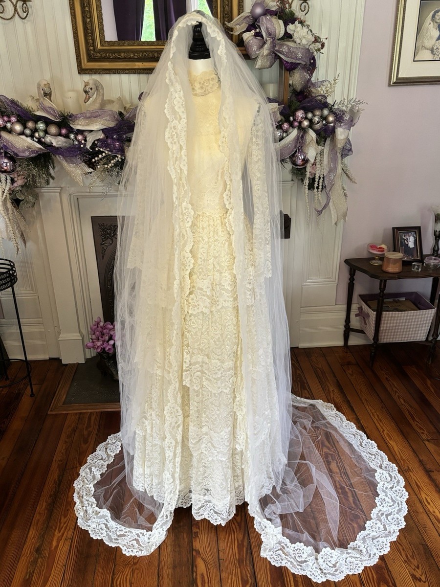 Ameri VINTAGE☆LADY LACE VEIL DRESS Ameri（アメリ）の「LADY LACE VEIL DRESS（ドレス）」 - WEAR