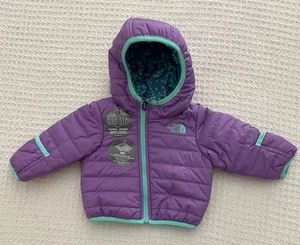 North Face Kleinkind Wende Perrito Kapuzenjacke 3-6 Monate - Glockenblume lila - Bild 1 von 8