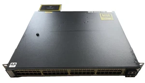 Cisco Catalyst WS-C3750E-48PD-EF V04 – 48x PoE Ports, 2x SFP, 1150W Netzteil - Bild 1 von 9