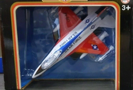Motormax Toy USA 603101 Famous Fighters U.S. Air Force F-16 Falcon Airplane - Image 1 of 1