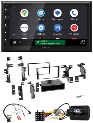 Kenwood DAB Bluetooth USB Lenkrad 2DIN Autoradio für Nissan Cube Frontier Juke N - Bild 1 von 4