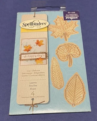 Spellbinders Die Set~#S2-199 Prizm~Leaves-Preowned-Gently Used - Image 1 of 4