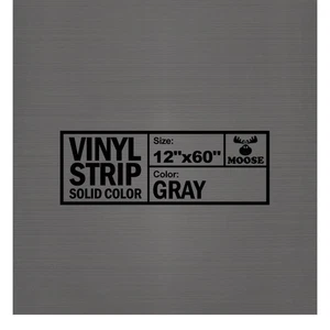 Vinyl Repair Patch For Inflatable Bounce House 12x60in Gray Vinyl Without Glue - Picture 1 of 3