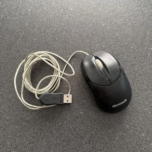 Souris Microsoft filaire compacte optique 1016 - Photo 1/2