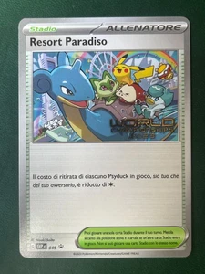Italian 2023 Paradise Resort Pokemon SV-P 045 World Championship Promo NM - Picture 1 of 2