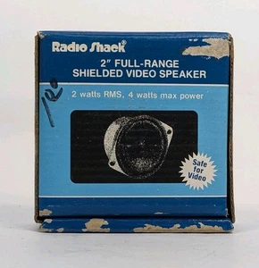 Vintage Radio Shack 2" Full Range Shielded Video Speaker - New Old Stock  - Picture 1 of 6