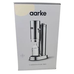 Aarke Carbonator Pro Stainless Steel with Glass Bottle New - Picture 1 of 3