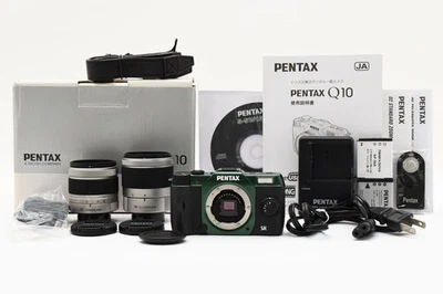 Cámara digital Pentax Q10 verde 493 clics con lente 02 06 casi como nueva de JAPÓN Foto 1 de 4