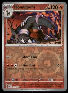 Houndoom 034/198 Reverse Holo SV01: Juego base escarlata y violeta casi nuevo - Imagen 1 de 2