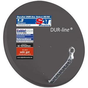 DUR-line Select 85/90cm Alu Satelliten-Schüssel Anthrazit Aluminium Sat-Spiegel - Bild 1 von 10
