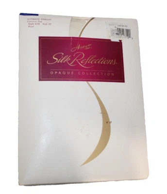Pantimedias Hanes Silk Reflections Ultimate Opaque Collection Pearl E78 Talla CD Foto 1 de 2