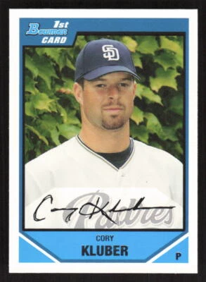 Tarjeta Bowman Draft Picks & Prospects 2007 Corey Kluber Prospects #BDPP29 Foto 1 de 2