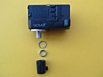 GLOBAL 3-Phasen Strom Schienen Multi Adapter für Erco | HQI | HCI | HIT Strahler - Bild 1 von 4