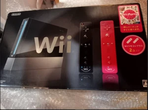 Nintendo Wii Wii Sports Resort und Wii Remote Plus Konsole - Schwarz mit Karton - Bild 1 von 1