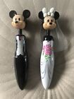 Disneyland Paris Wedding Mickey And Minnie Bride And Groom Pen Set