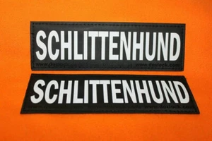 NEU ⭐ Schlittenhund ⭐ 16 x 5 cm 2 Stück Julius K9 IDC Powergeschirr Klettsticker - Bild 1 von 1