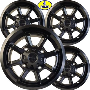 ATV RIM WHEEL some HONDA Pioneer 1000 1000-5 EPS Talon 14x7 4/136 4+3 Black - Picture 1 of 24