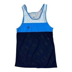 ADIDAS MADE IN WEST GERMANY 80S TANK TOP TRIKOT SHIRT ARCHIVE NYLON RETRO - Bild 1 von 10
