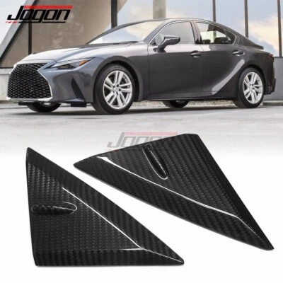 Superposición de moldura de pilar de fibra de carbono para Lexus IS300 IS350 IS500 IS F Sport 21-24 Foto 1 de 4