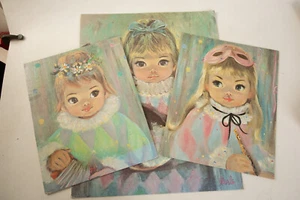 Lot 3 Sherle Museum Print Editions (O2L/JSF6) MCM Big Eye Harlekin Girls Gigi - Bild 1 von 21