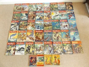 Wide World Magazines 1950s Vintage True Adventure Stories Bundle Job Lot - Picture 1 of 12