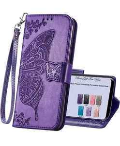 Wallet Case for T-Mobile Revvl 7 Pro 5G PU Leather Wallet w/ Strap - Picture 1 of 7