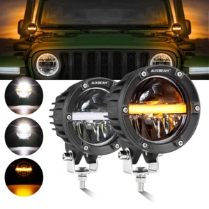 AUXBEAM 4" INCH LED Work Light Offroad Driving Fog DRL for Dodge Ram 2500 3500 - Picture 1 of 12