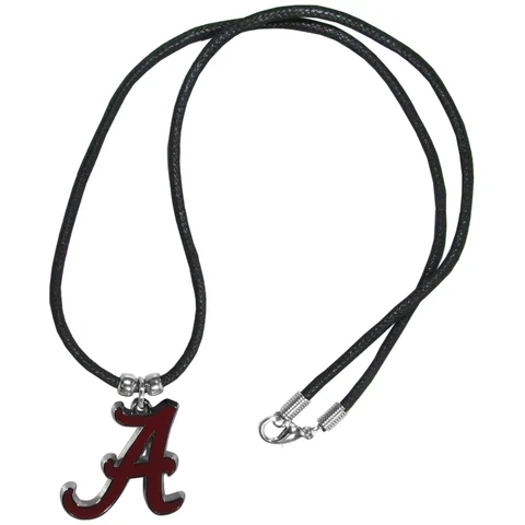 Alabama Crimson Tide Cord Necklace NCAA Licensed Jewelry Cover