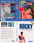 - Rocky In Miracle World Master System Replacement Box Art Case Cover Only